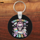 Porte-clés Summerween Vibes Sweet Skeleton Girl Summer Hallow (Recto)