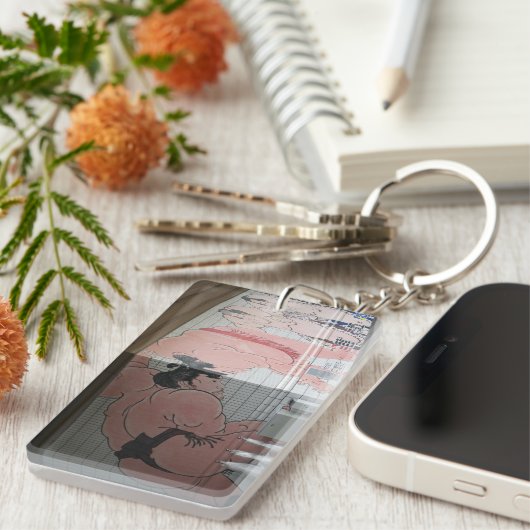 Porte-clés Sumo Mural Art (Devant droit)