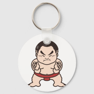 Porte-clés Sumo Wrestler Dessin Japon Japonais Lutte