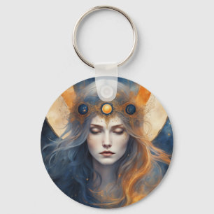 Porte-clés Sun Goddess Total Solaire Eclipse Ajouter un événe