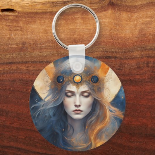 Porte-clés Sun Goddess Total Solaire Eclipse Ajouter un événe (Recto)