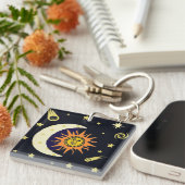 Porte-clés Sun Moon et Stars (Devant Droit)