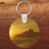 Porte-clés Sun Set à Ipanema Beach Brésil (Recto)