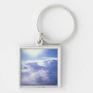 Porte-clés Sun shinning par des nuages