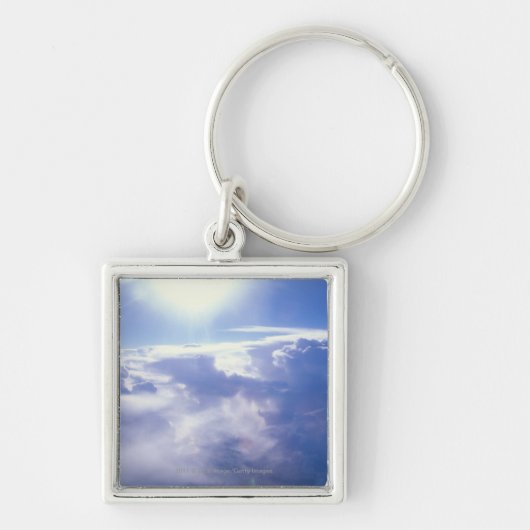 Porte-clés Sun shinning par des nuages (Devant)