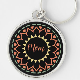 Porte-clés Sunburst Design South West Couleur avec maman Port
