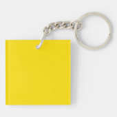 Porte-clés Sunflower jaune Nom de la couleur (Dos)