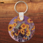 Porte-clés Sunflowers par Claude Monet (Recto)