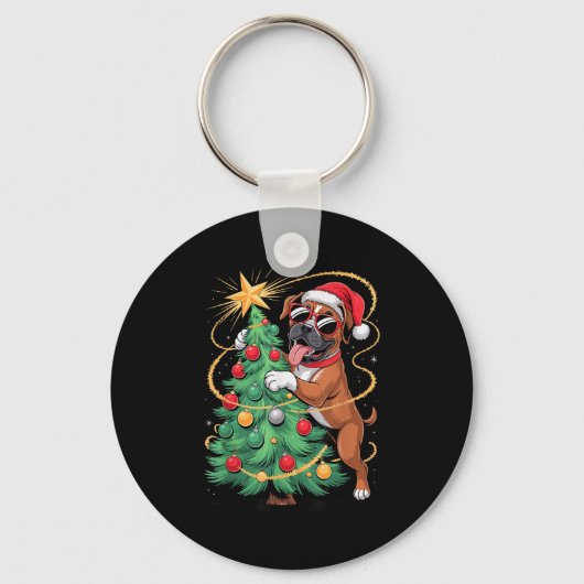 Porte-clés Sungels de chien de boîte de Noël (Recto)