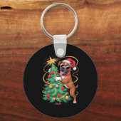 Porte-clés Sungels de chien de boîte de Noël (Recto)