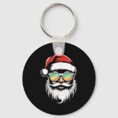 Porte-clés Sungles rétro Père Noël Face Noël Noël Noël Hommes (Recto)
