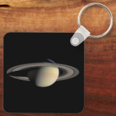 Porte-clés Sunlit Saturn Gas géant Planet par Cassini (Verso)