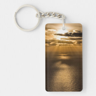 Porte-clés Sunrise above the Atlantic ocean