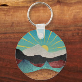 Porte-clés Sunrise Imaginaire de montagne (Verso)