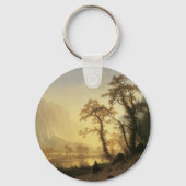 Porte-clés Sunrise, Vallée de Yosemite par Albert Bierstadt (Recto)