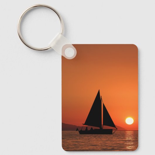 Porte-clés Sunset bateau (Recto)