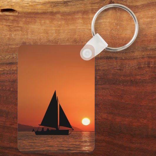 Porte-clés Sunset bateau (Verso)