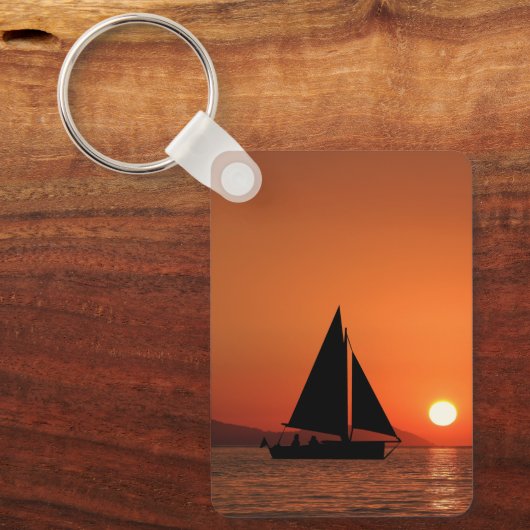 Porte-clés Sunset bateau (Recto)