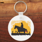 Porte-clés Sunset Cowboy (Recto)