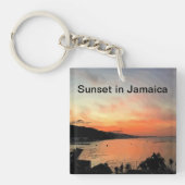 Porte-clés Sunset en Jamaïque (Devant)