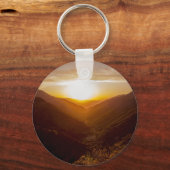 Porte-clés Sunset Over Mountains (Verso)