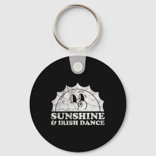 Porte-clés Sunshine And Irish Dance Retro Vintage Sun Irish D