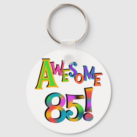 Porte-clés Super 85 T-shirts et cadeaux d'anniversaire (Recto)