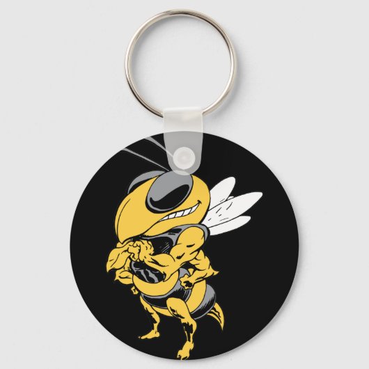 Porte-clés Super abeille en colère (Recto)