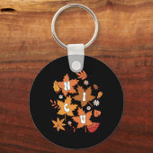 Porte-clés Super Automne NICU Infirmière Maple Leaf Automne V (Recto)