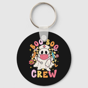 Porte-clés Super Boo Boo Crew Nurse Funny Ghost Women Hallow