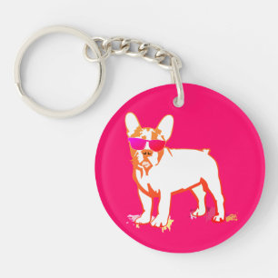 Porte-clés Super Bouledogue Français