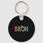 Porte-clés Super Bruh Noël Funny Noël Enfants Ados garçons C (Recto)