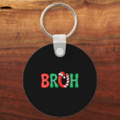 Porte-clés Super Bruh Noël Funny Noël Enfants Ados garçons C (Recto)