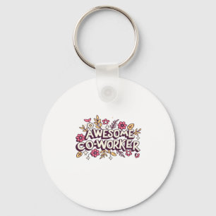 Porte-clés Super Coworker, Cadeau Collègue, Meilleur Coworker