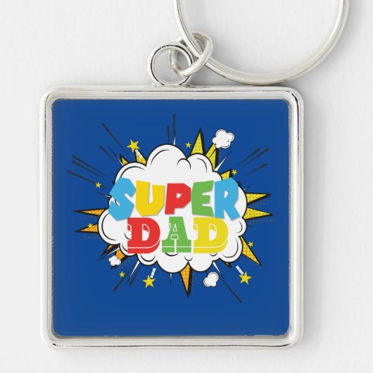 PORTE-CLÉS SUPER DAD (Devant)