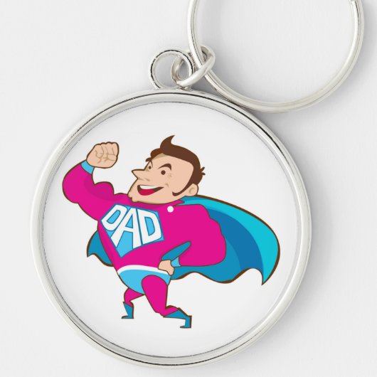 PORTE-CLÉS SUPER DAD (Devant)
