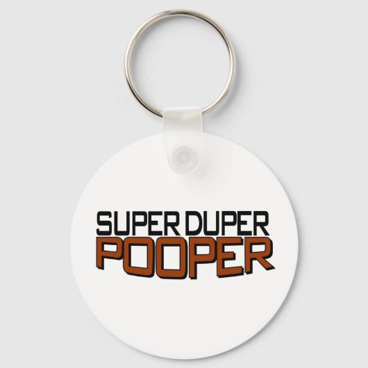 Porte-clés Super Duper Pooper (Recto)