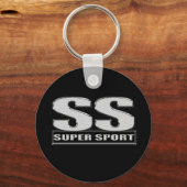 Porte-clés super duper sport noir (Recto)