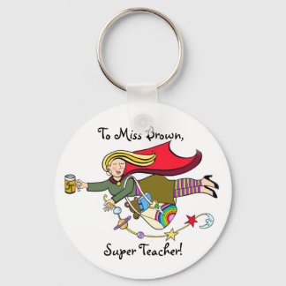 Porte-clés Super enseignant