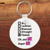 Porte-clés Super Gay (Recto)