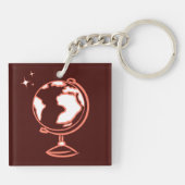 Porte-clés Super Géographie Enseignant économise un cadeau de (Dos)