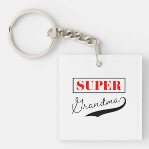 Porte-clés Super grand-mère