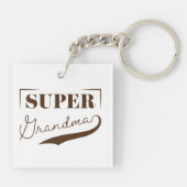 Porte-clés Super grand-mère (Dos)