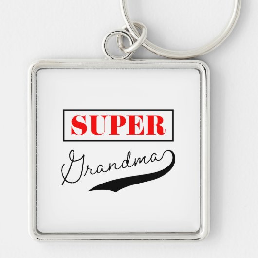 Porte-clés Super grand-mère (Devant)