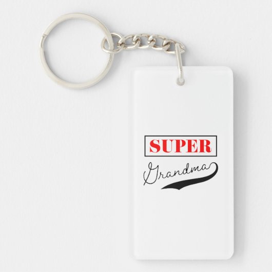 Porte-clés Super grand-mère (Devant)