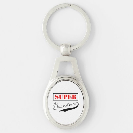 Porte-clés Super grand-mère (Devant)