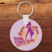 Porte-clés Super Hero original Super Maman (Recto)