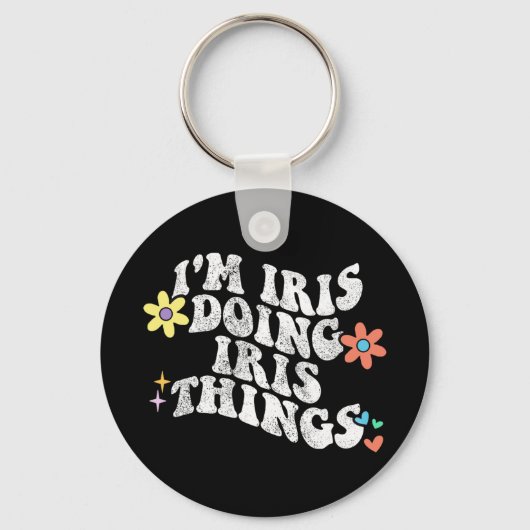 Porte-clés Super Im Iris faire Iris choses drôle Da de mère (Recto)