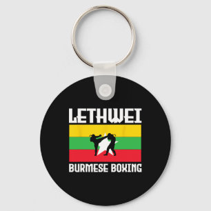 Porte-clés Super Lethwei Burmese Boxfit Kick Mixed martial ar