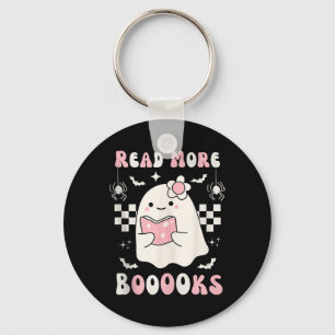 Porte-clés Super Lire Plus Livres Joli Ghost Boo Funny Hallow